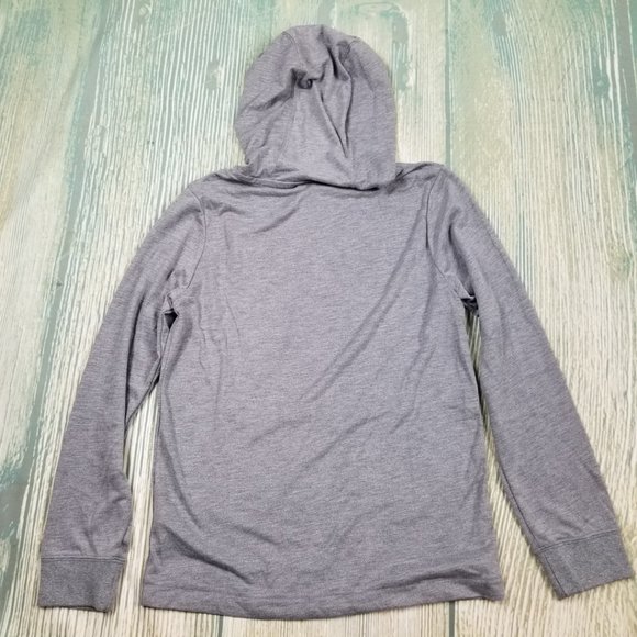 New NIKE grey jersey pullover hoodie - Picture 6 of 7